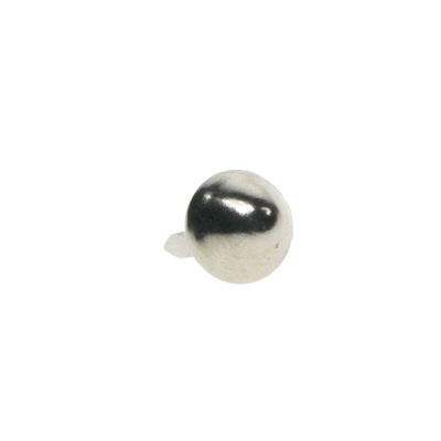 Bullet 69 Funky Punk - Domed conical Nieten/Spikes - Silberfarben